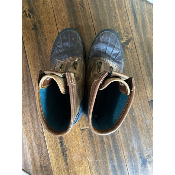 vintage Polo Sport Ralph Lauren Ranger Leather Duck Double Zip Boots 9D main image 4